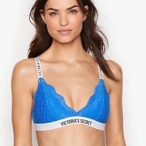 Victoria's Secret Bralette Logo & Lace